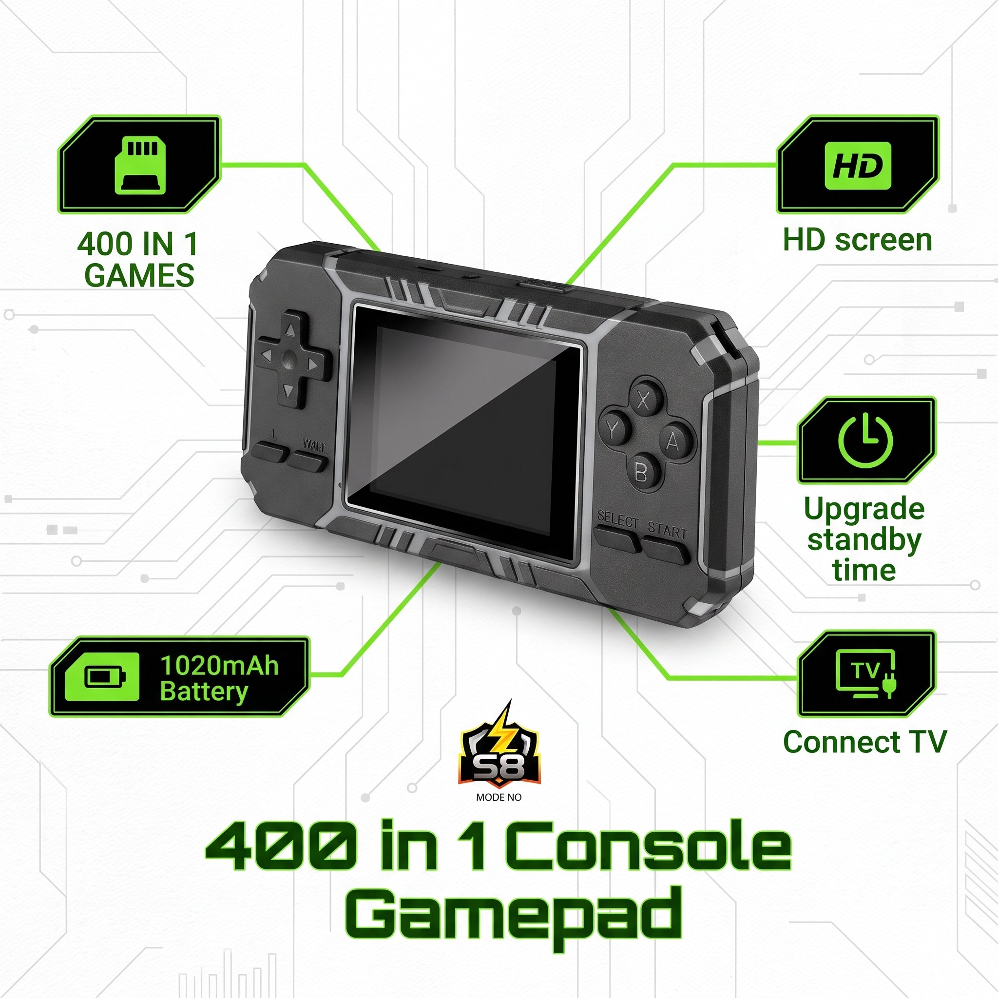 400 in 1 Console Gamepad