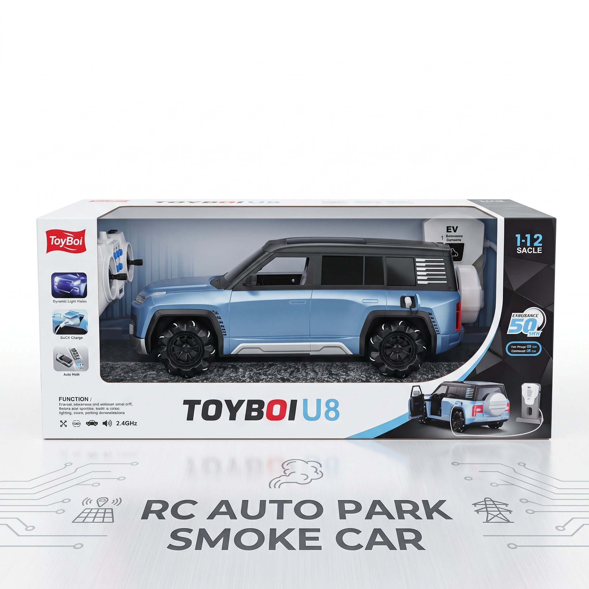 RC Auto Parking Car [Smoke]