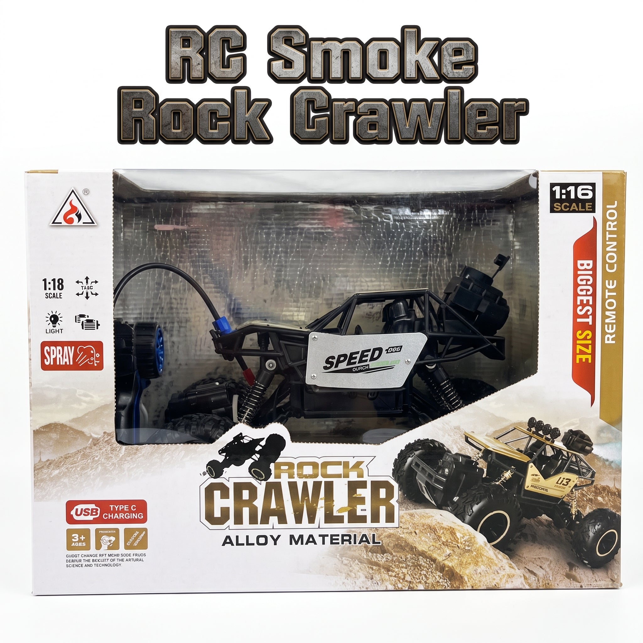 R.C. Medium Rock Crawler Smoke