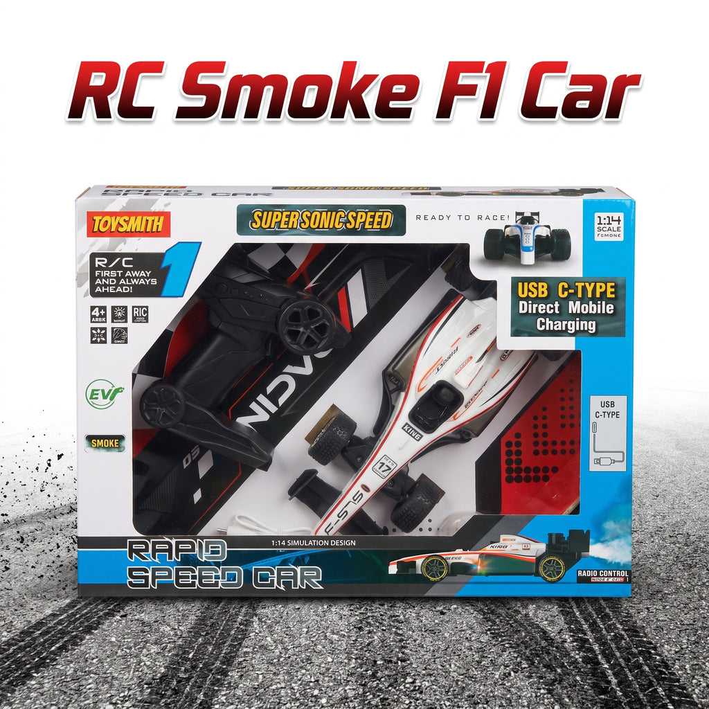 RC F1 Smoke Car