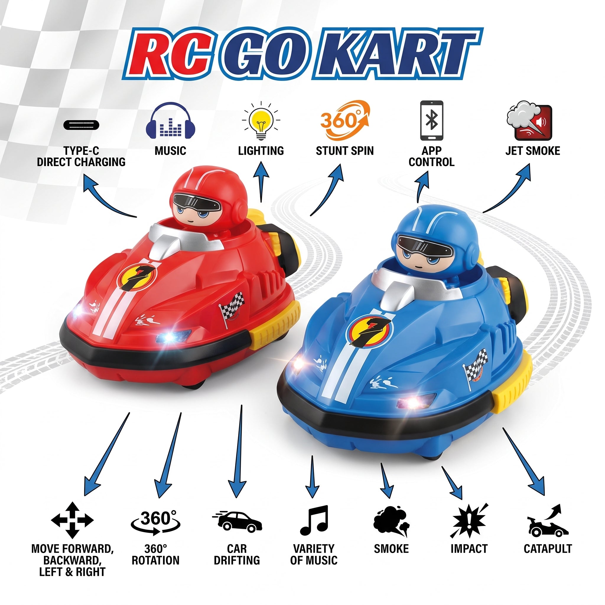 RC Smoke Go Kart
