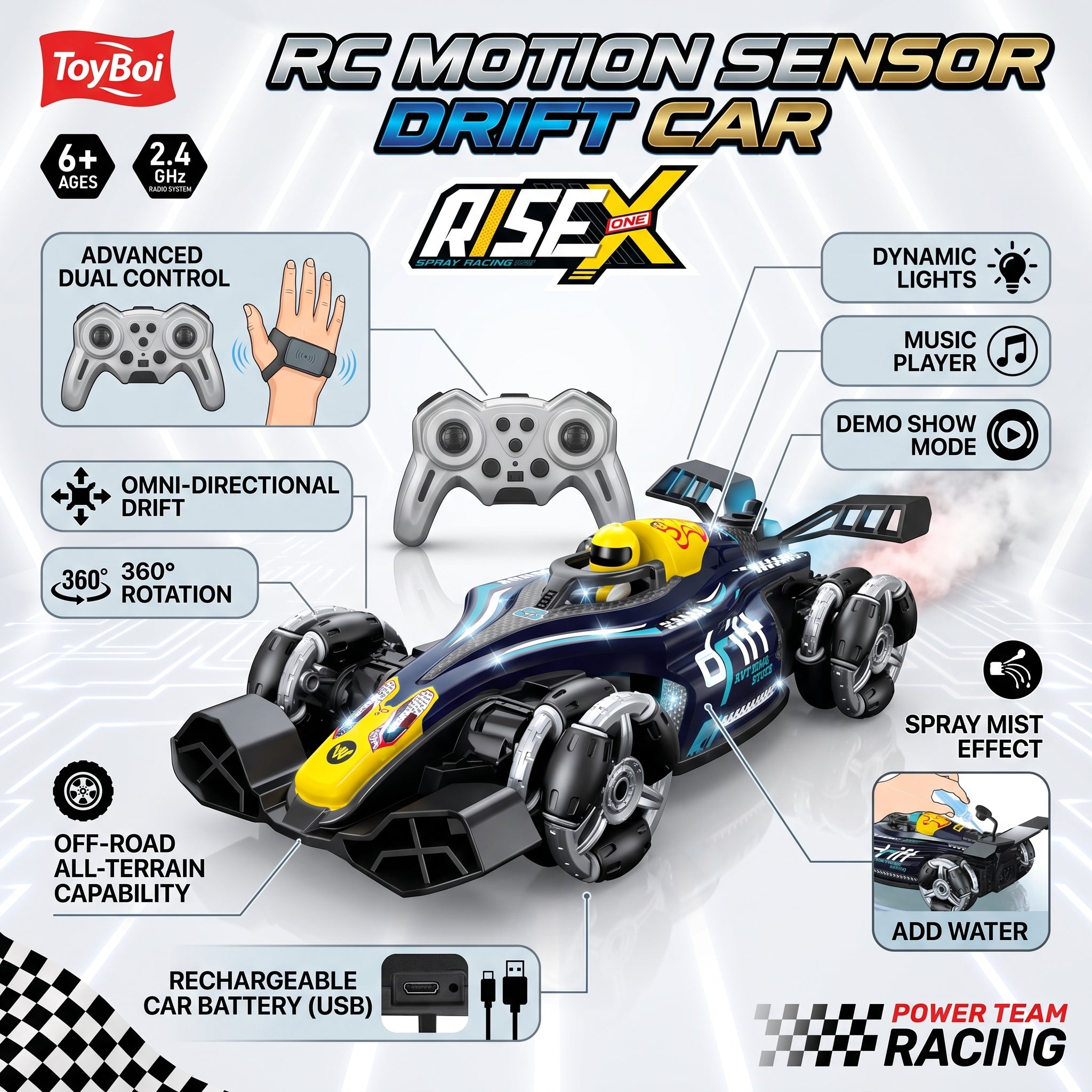 RC Motion Sensor Car (small)