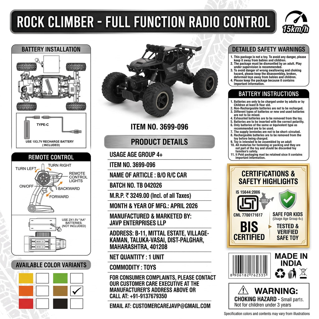 RC Rock Crawler Smoke Big