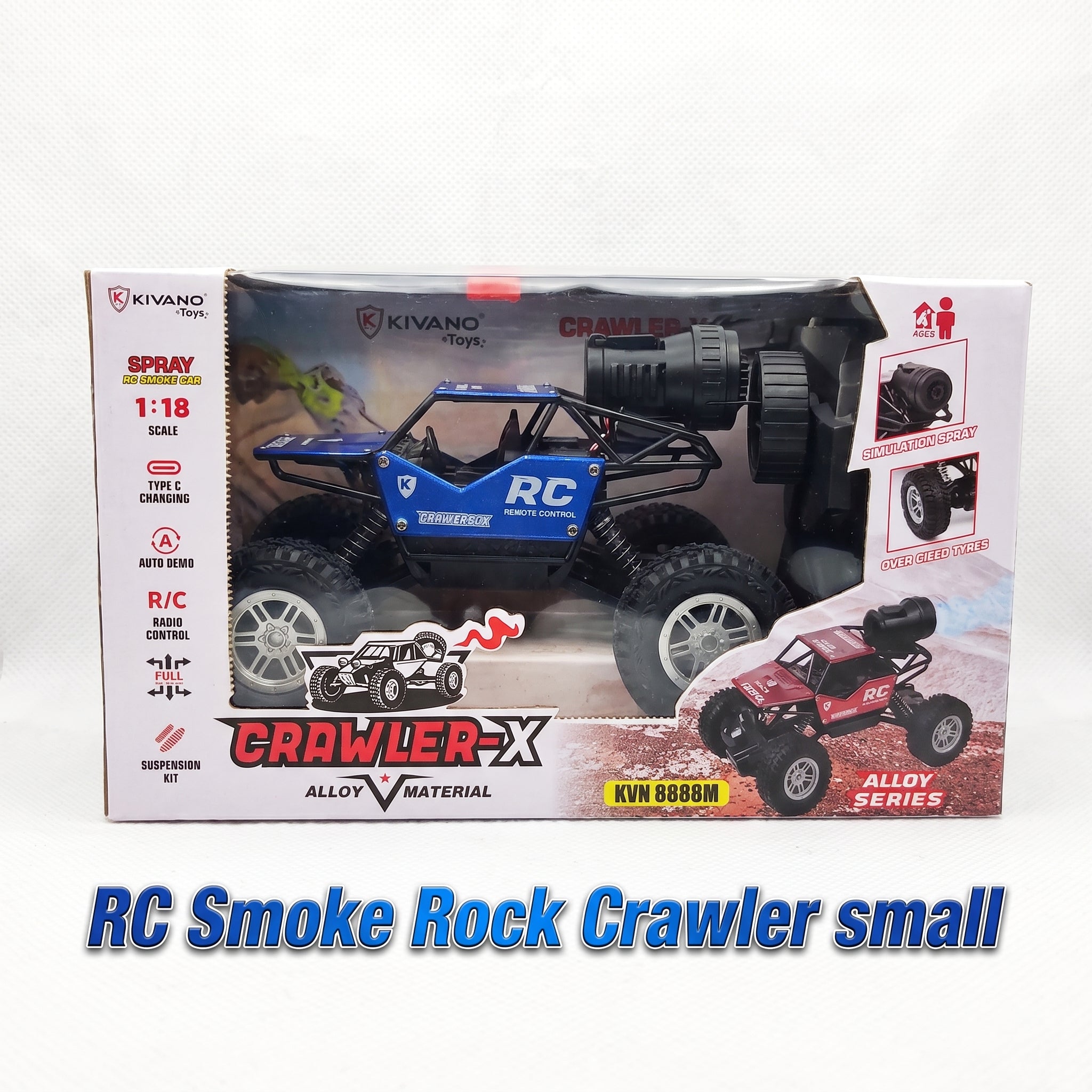 Rc Smoke Rock Crawler Small